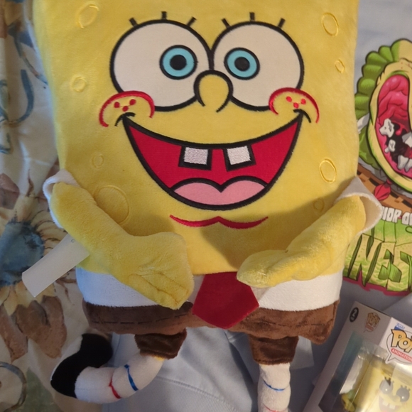 SpongeBob SquarePants Gift-A-Lot, Large Plush, Piggy Bank, Funko, Sweater S. [4] - Picture 2 of 8